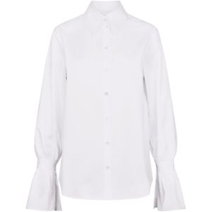 Seidensticker - Overhemdblouse - Wit - Lange Mouwen - Kraag Uni