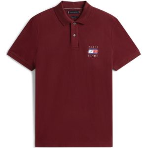 TOMMY HILFIGER Shirt  navy / rood / bordeaux / wit