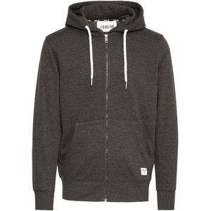 !Solid Sweatvest 'Chali'  donkergrijs