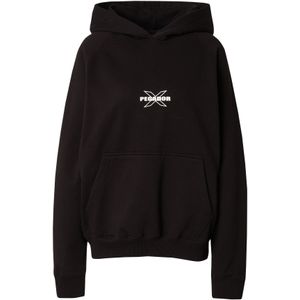 Pegador Sweatshirt 'Belly'  zwart / wit