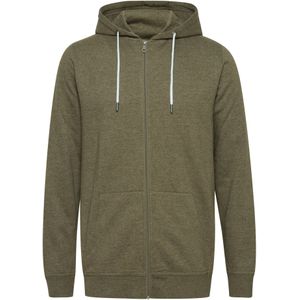 11 Project Sweatvest 'GARRICK'  olijfgroen / donkergroen