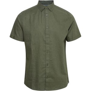 INDICODE JEANS Overhemd 'Hank'  olijfgroen