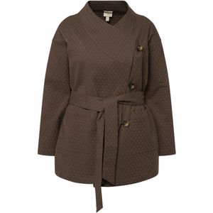 Ulla Popken Tussenjas  bruin