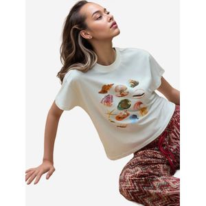 Hiccup Shirt  royal blue/koningsblauw / donkergroen / oranje / wit