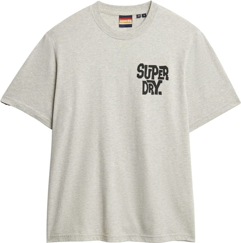 Superdry - Outdoor Narrative - T-Shirt - Zwart - Katoen