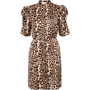 ICHI Blousejurk 'Nina'  beige / bruin