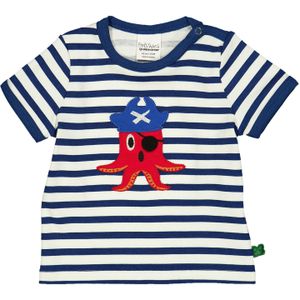 Fred's World by GREEN COTTON Shirt  donkerblauw / rood / wit
