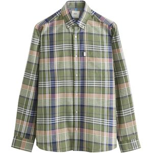 Next Overhemd  donkerbeige / donkerblauw / groen / wit