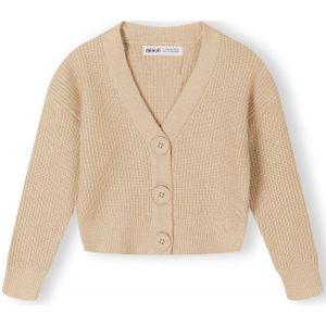 MINOTI Gebreid vest  donkerbeige