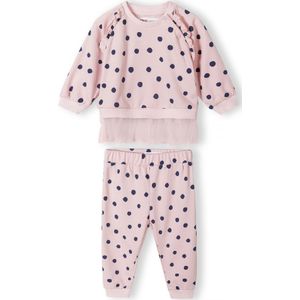 MINOTI Joggingpak  blauw / lichtroze