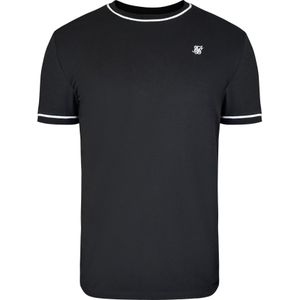 SikSilk Shirt  zwart / wit