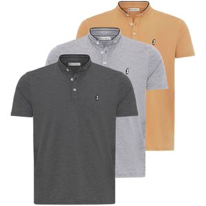 Dandalo Shirt  camel / donkergrijs / grijs gemêleerd