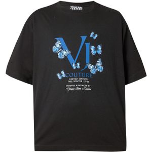 Versace Jeans Couture Shirt  azuur / royal blue/koningsblauw / zwart / wit