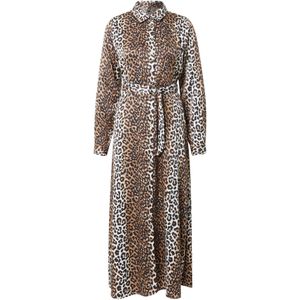 ONLY Blousejurk 'ONLJANE'  lichtbruin / donkerbruin / wit