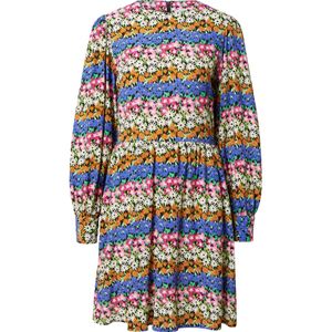 Warehouse Jurk 'Flippy'  royal blue/koningsblauw / rosa / zwart / wit