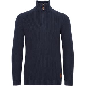 !Solid Trui 'Xenox'  blauw / bruin