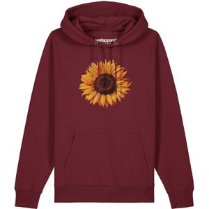 Watapparel Sweatshirt 'Sonnenblume'  gemengde kleuren / bourgogne