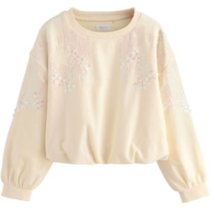 Next Sweatshirt  crème / rosa / parelwit