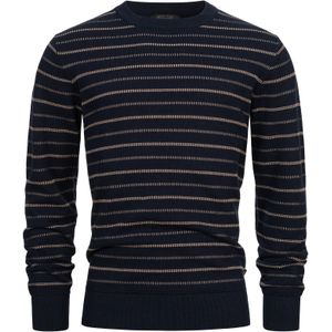 INDICODE JEANS Trui  beige / donkerblauw