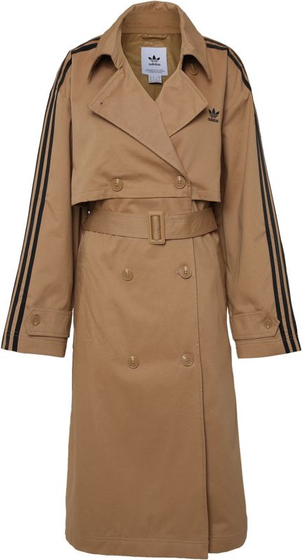 ADIDAS ORIGINALS Tussenmantel  lichtbruin / zwart