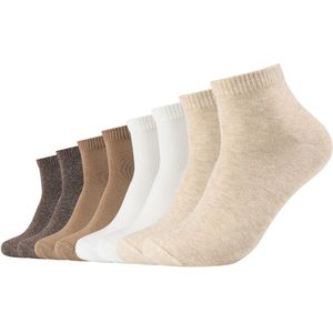 s.Oliver Sokken  sand / pueblo / donkerbruin / wit