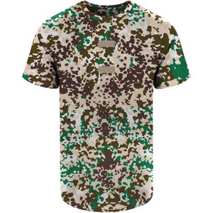 normani Shirt  beige / bruin / groen