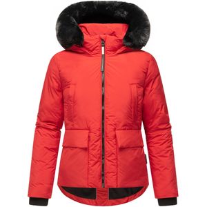 MARIKOO Winterjas  rood / zwart