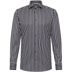 Eterna - Overhemd - Zwart - Slim fit - NON IRON (strijkvrij) - Lange Mouwen