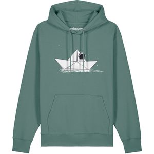 Watapparel Sweatshirt 'Astronaut'  groen / zwart / wit
