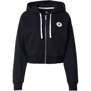 CONVERSE Sweatvest  zwart / wit