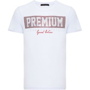 CIPO & BAXX Shirt  rood / wit