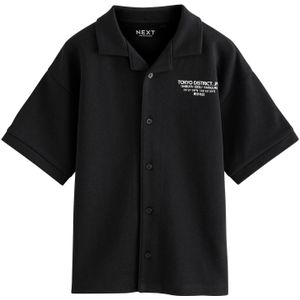 Next Overhemd  zwart / natuurwit