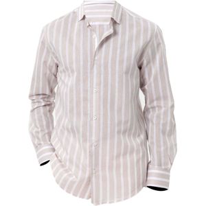 Antioch Overhemd  beige / wit