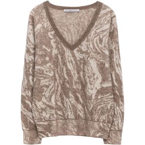 Adolfo Dominguez Trui  donkerbeige / natuurwit