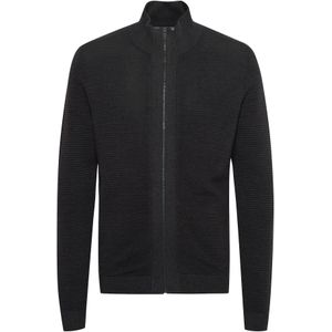 !Solid Gebreid vest 'Nicklas'  antraciet