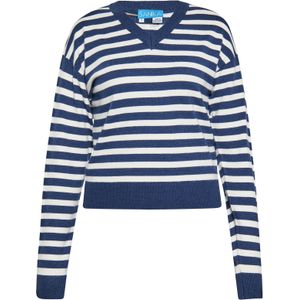 SANIKA Trui  marine / wit