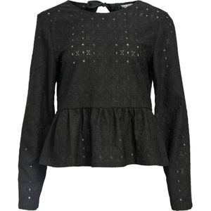 OBJECT Gebreid vest 'OBJLAILA'  zwart