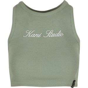Karl Kani Top  groen / zilver