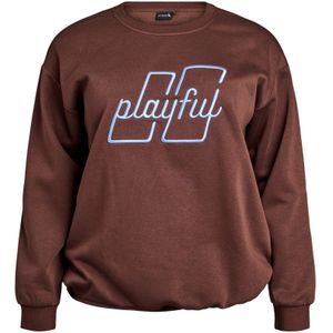 Active by Zizzi Trui 'Cannie'  lichtblauw / donkerbruin