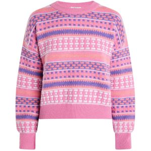 IZIA Trui 'Eyota'  blauw / pink / wit