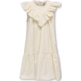 ONLY GIRLS - Midi-jurk - U-Hals - Mouwloos - Loose Fit - Geborduurd Detail - Ruches