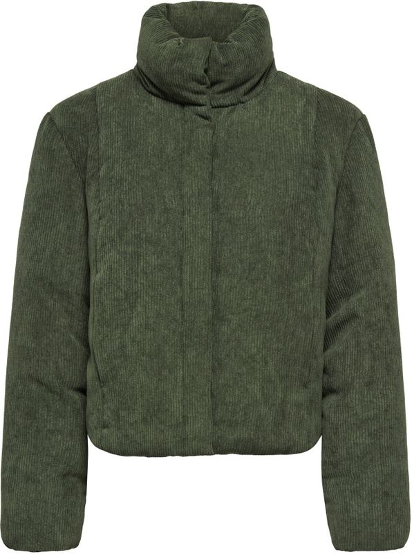 JDY - Puffer Jacket - Kort - Hoge Opstaande Kraag - Lange Mouwen - Winddichte Stormmanchetten