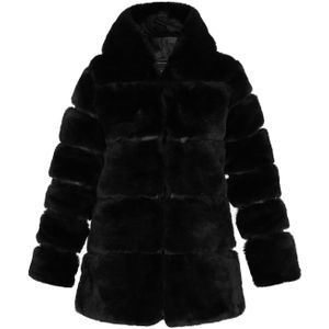 faina Winterjas  zwart