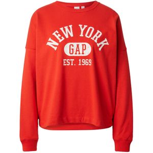 GAP Sweatshirt  oranjerood / wit