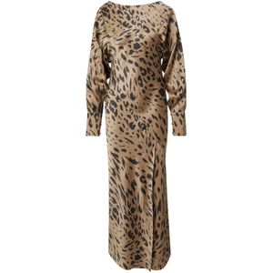 & Other Stories Cocktailjurk  beige / zwart