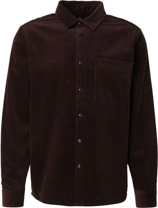 Volcom Overhemd 'FOSTERED'  donkerbruin