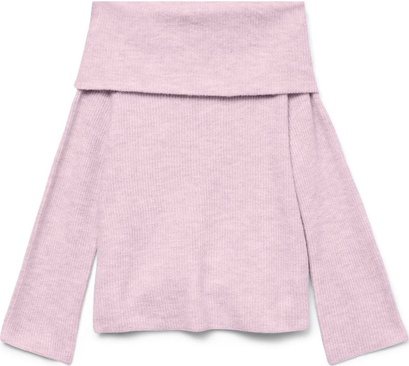 Vmera - Gebreide Pullover - Off-shoulder - Lange Mouwen - Regular Fit