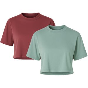 C&City Shirt  mintgroen / bordeaux