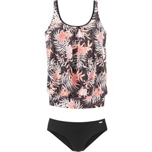Look - Gedessineerd - Tankini - Bruin - Polyamide