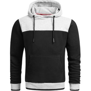 Alessandro Salvarini Sweatshirt  antraciet / lichtgrijs